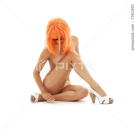 orange hair girl pin-up #6 7361891
