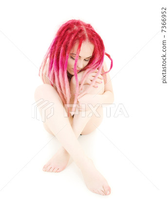 pink hair girl 7366952