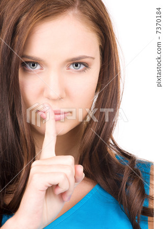 finger on lips finger on lips 7370184