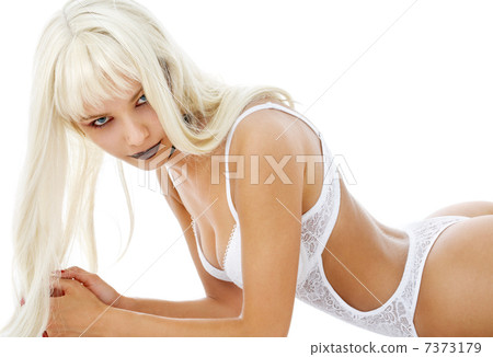 white lace and black lips 7373179