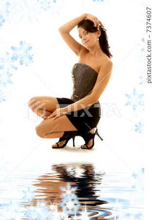 pin-up brunette pin-up brunette 7374607