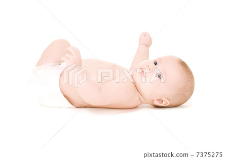 laying baby boy in diaper laying baby boy in diaper 7375275