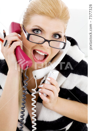 screaming businesswoman screaming businesswoman 7377326