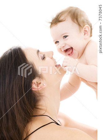 baby boy in mother hands baby boy in mother hands 7378045