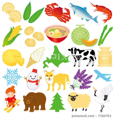 Hokkaido Tourism Advertisement Illustration 7380763