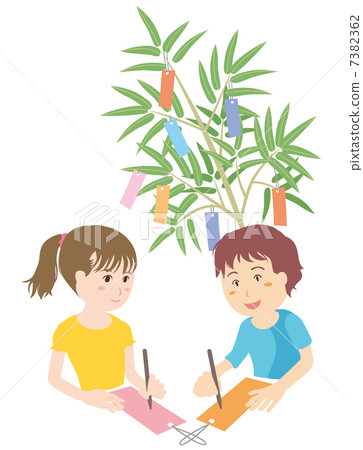 Tanabata和孩子們 7382362