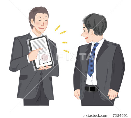 銷售經理和老闆 銷售經理和老闆 7384691