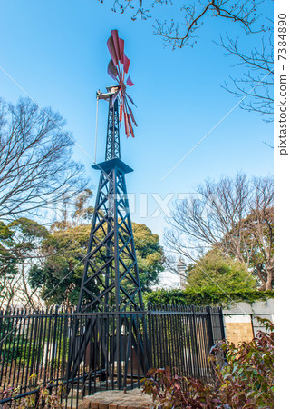 French mountain park windmill French mountain park windmill 7384890