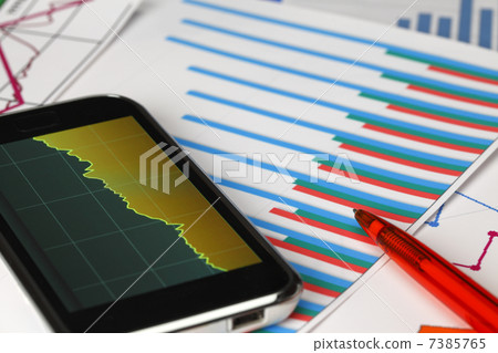Finance / Graph / Chart 7385765