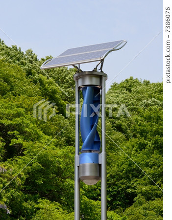 Wind power solar power generation 7386076