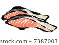 三文魚片 7387003