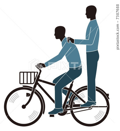 違反道路交通法的雙座自行車 7387688