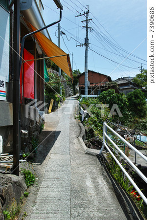 Back of the alley of Yushima alley Back of the alley of Yushima alley 7390686