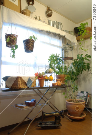 The old ironing board on the display stand The old ironing board on the display stand 7390849