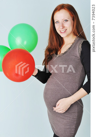 women with balloons women with balloons 7394023