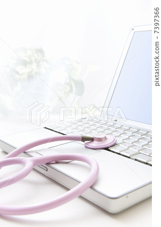 Laptop computer and stethoscope 7397366