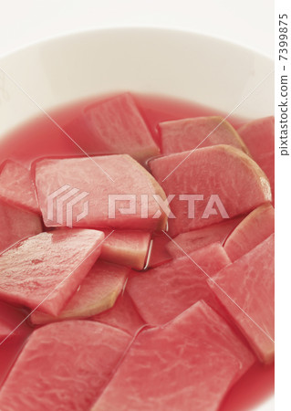 Pickled rice bran with red radish Pickled rice bran with red radish 7399875