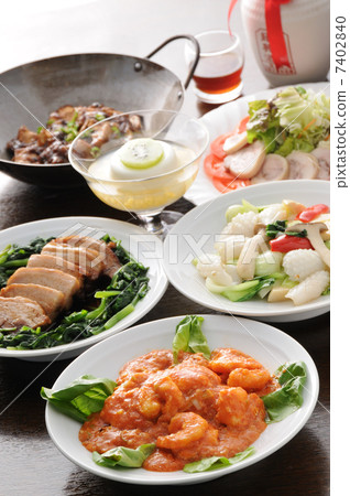 Stock Photo: chinese food, cooked, braised pork belly