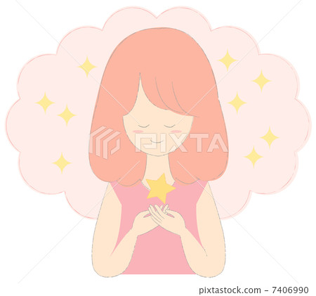 一個女人與明星 7406990
