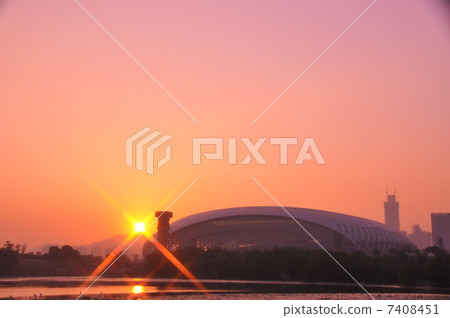 深圳海灣體育中心週日日落 深圳海灣體育中心週日日落 7408451