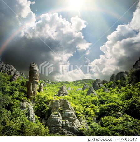Valley of ghosts in Ukraine 7409147