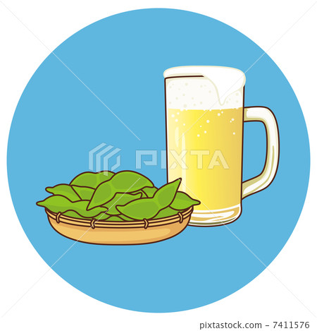 啤酒和毛豆 7411576