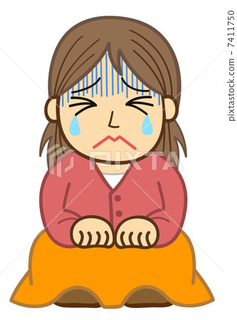 蹲著的女人(哭) 蹲著的女人(哭) 7411750