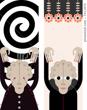 Hypnosis - vector illustration Hypnosis - vector illustration 7411974