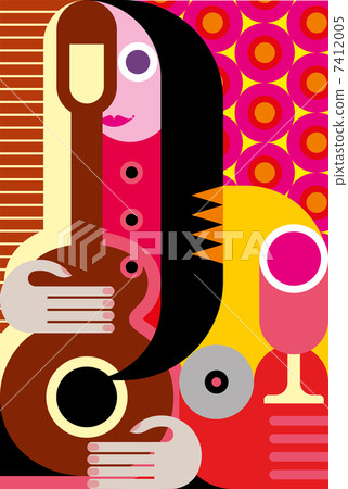 Abstract Portrait of Woman 7412005