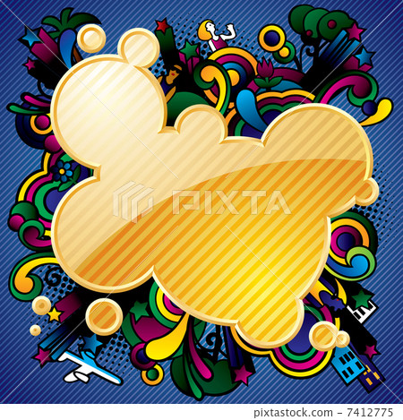Abstract banner and background 7412775