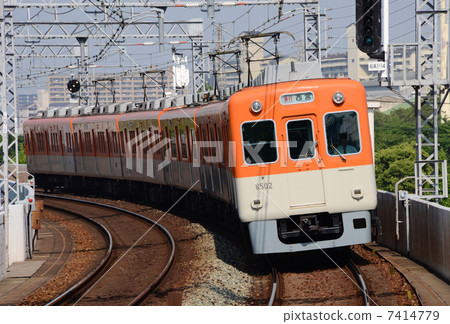 阪神8000形成第一輛車Express Express Hanase - 大票 阪神8000形成第一輛車Express Express Hanase - 大票 7414779