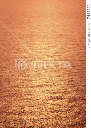 The surface of the sunset 7415511