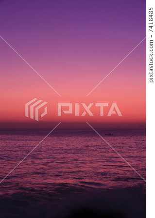 Evening scenery of Muroto Cape 7418485