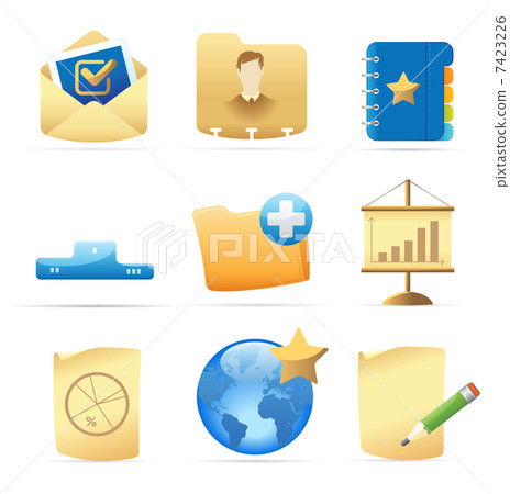 Icons for business metaphor Icons for business metaphor 7423226