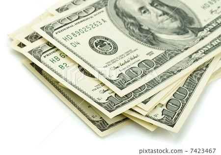 One hundred dollar bills One hundred dollar bills 7423467