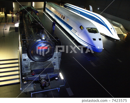 蒸汽機車（SL）C 62,955 Shinkansen試驗列車（300 X），超導線性MLX 01  -  1 7423575