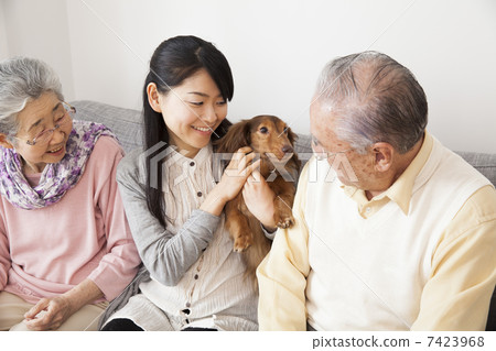 狗漂亮的家庭 7423968