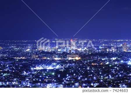 山形站夜景[橫版] 7424683