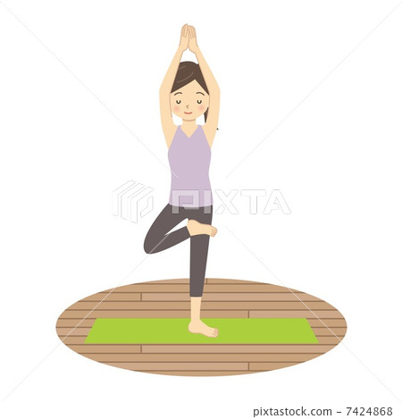 瑜伽姿勢 7424868