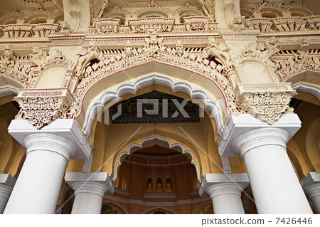 Arches of Thirumalai Palace 7426446
