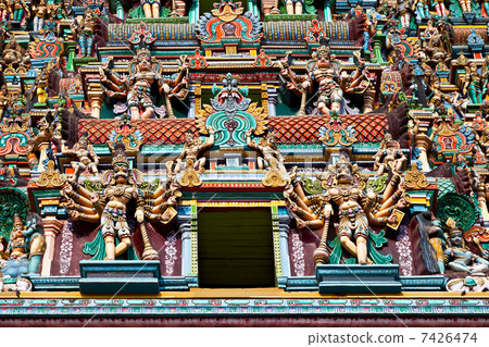 Relief of Menakshi Temple 7426474