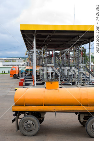 gas tank truck 7426863