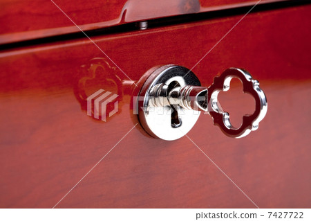 small key in keyhole small key in keyhole 7427722