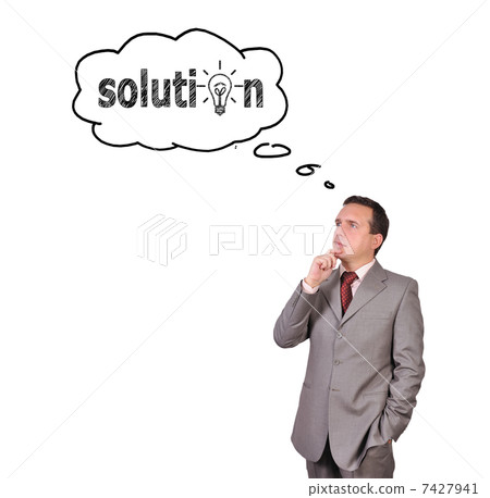 businessman dreaming businessman dreaming 7427941