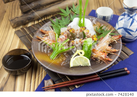 Tiger prawn sashimi 7428140