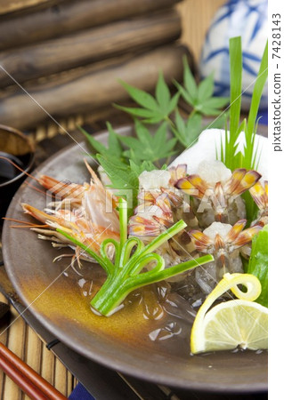 虎蝦生魚片 7428143