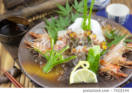 Tiger prawn sashimi 7428144