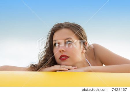 Caucasian thoughtful lady 7428467