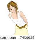 Summer lady 7430085