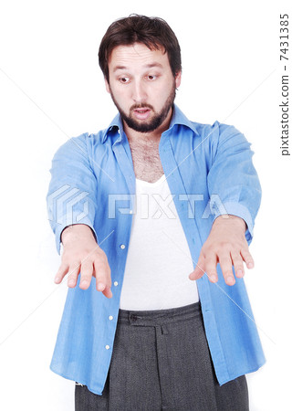 Short shirt on man Short shirt on man 7431385